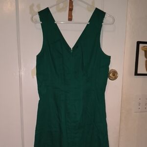 Banana Republic | Green Linen Maxi Dress